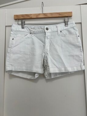 Universal Thread White Cuffed Denim Shorts